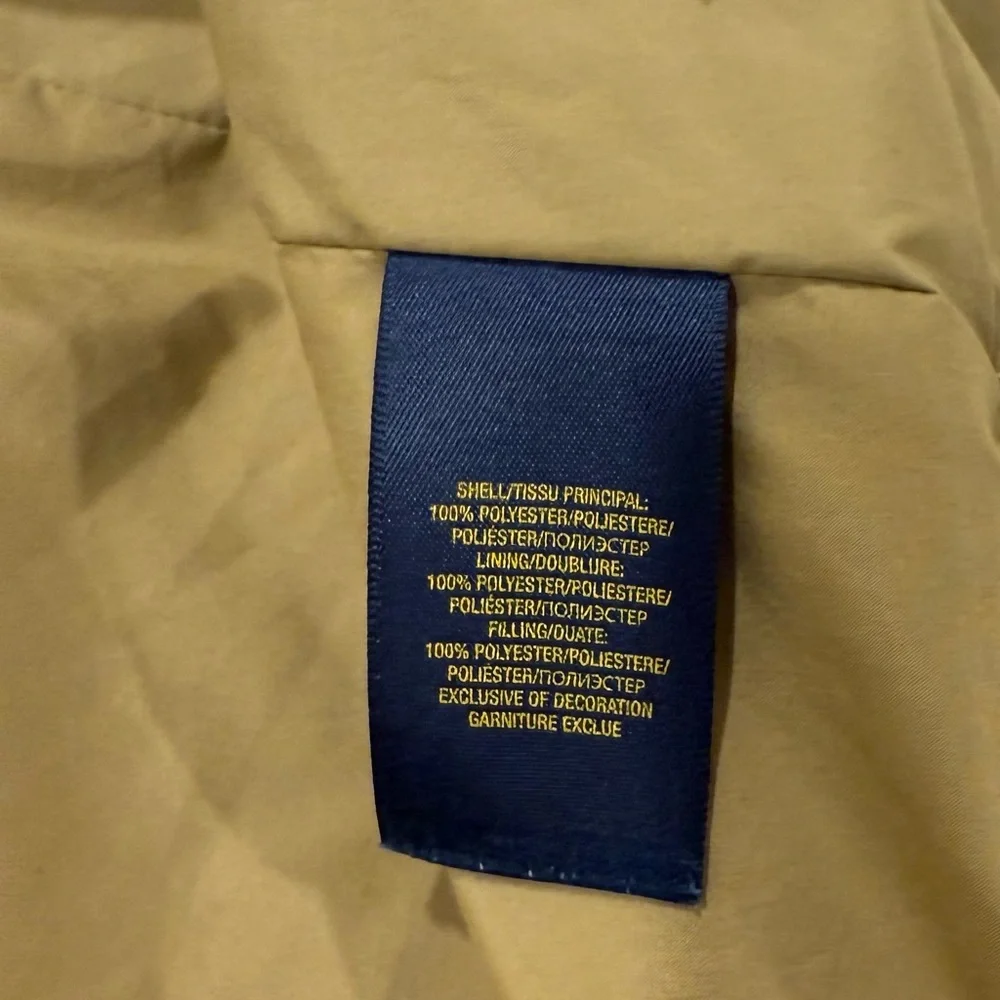 Polo Ralph Lauren Kid’s Beige Puffer Jacket, Size‎ M